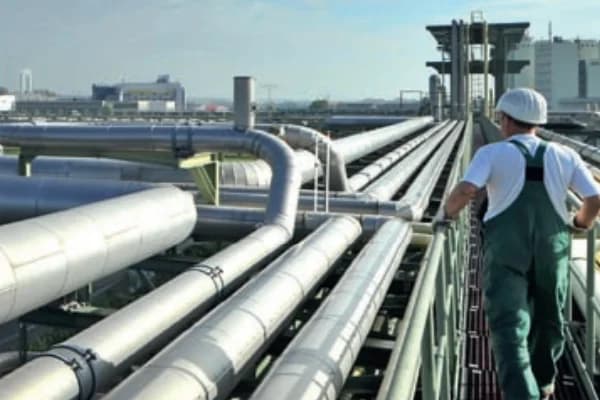 Industrieanlage im südlichen Sachsen-Anhalt - Industrieakzeptanz in der Region deutlich höher als im Bundesschnitt