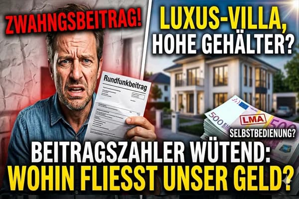 Luxus-Villen und Gehälter über Tarif: Während Beitragszahler monatlich zur Kasse gebeten werden, bedient sich eine Landesmedienanstalt im System – völlig ohne Konsequenzen.